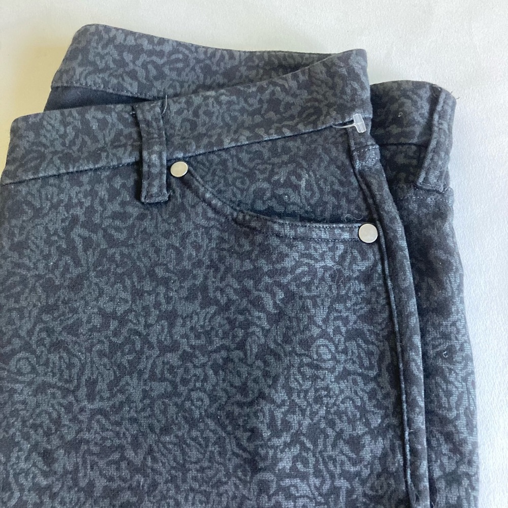 New Eileen Fisher Stretch Black Viscose Nylon Pant - Picture 4 of 10